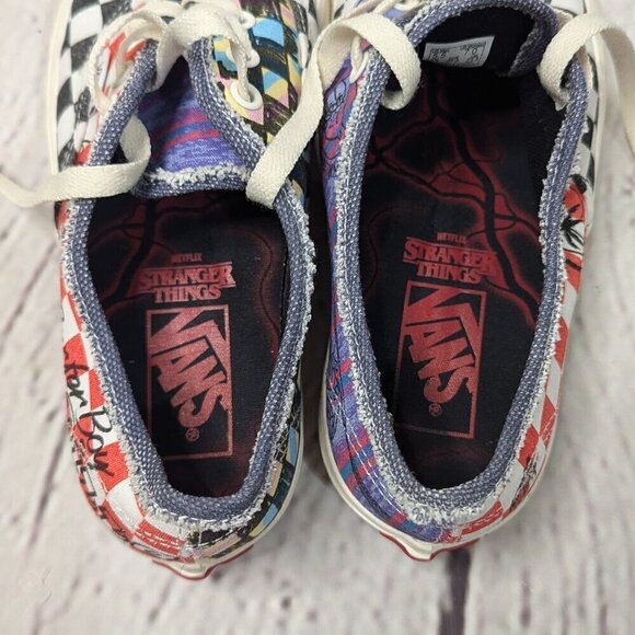 Vans Stranger Things Surfer Boy Pizza Shoes M 5.5 W 7 - Picture 11 of 13